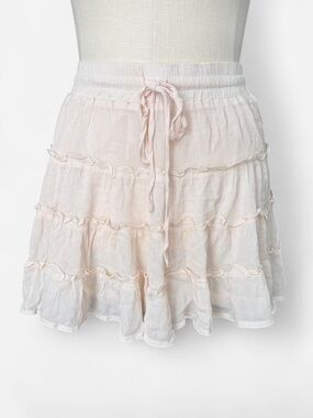 Women's Lightweight Tiered Mini Skirt